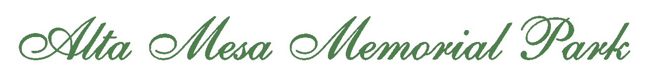 logo for Alta Mesa Memorial Park in Palo Alto, California
