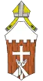 logo for Holy Cross Catholic Cemetery in Menlo Park, California and Holy Cross Catholic Cemetery in Colma
