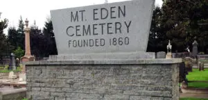 photo of Mount Eden Cemetery in Hayward, California