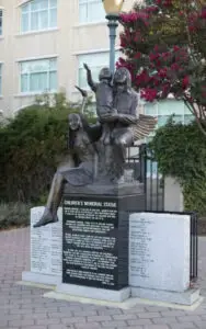 Children's Memorial Statue in Hayward, California