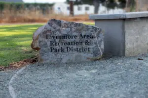 Livermore California Recreation & Park Supporters Memorial Benches Monument