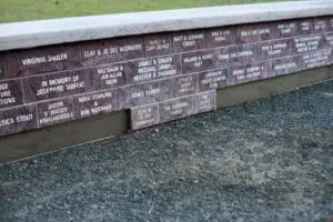 Livermore California Recreation & Park Supporters Memorial Benches Monument