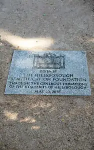 photo of the Veterans Memorial in Hillsborough, California