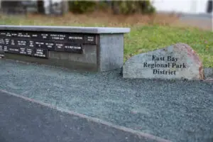 Livermore California East Bay Regional Park District Supporters Memorial Benches Monument