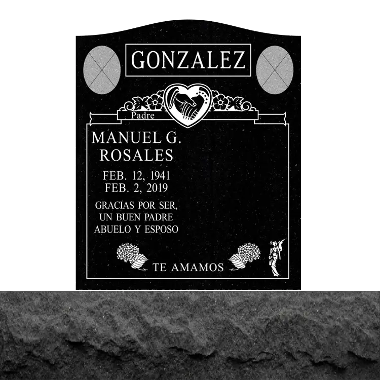 MMUC-15 Upright Companion Grave Markers for more than one person & Headstone Maker in California San Francisco Bay Area HaywardMMUC-33 Upright Companion Grave Markers for more than one person & Headstone Maker