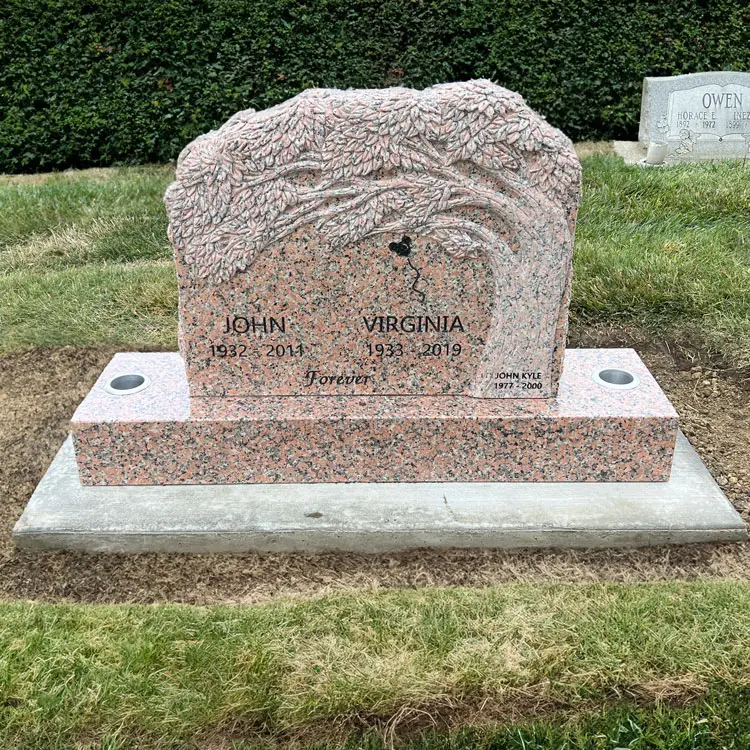 MMUcustom-39 Custom Designed Upright Grave Markers & Headstone Maker in California San Francisco Bay Area Hayward