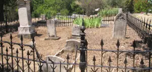 photo of the historic Alamo Cemetery in Danville, California