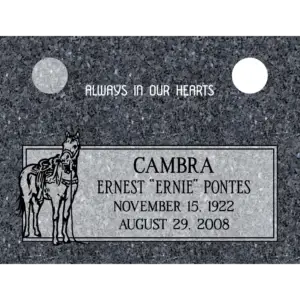 MMFS-26 Single Flat Granite Marble Burial Markers Indvidual gravesites from Mattos Monuments