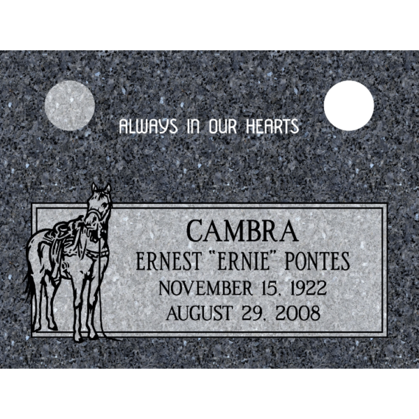 MMFS-26 Single Flat Granite Marble Burial Markers Indvidual gravesites from Mattos Monuments