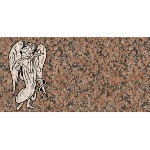 MMFS-40 Single Flat Granite Marble Burial Markers Indvidual gravesites from Mattos Monuments