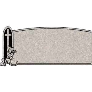 MMFS-49 Single Flat Granite Marble Burial Markers Indvidual gravesites from Mattos Monuments