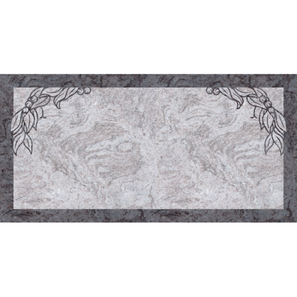 MMFS-67 Single Flat Granite Marble Burial Markers Indvidual gravesites from Mattos Monuments