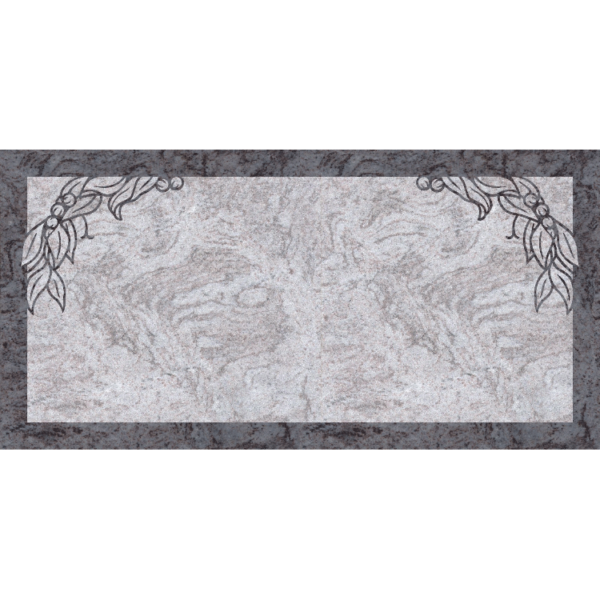 MMFS-67 Single Flat Granite Marble Burial Markers Indvidual gravesites from Mattos Monuments