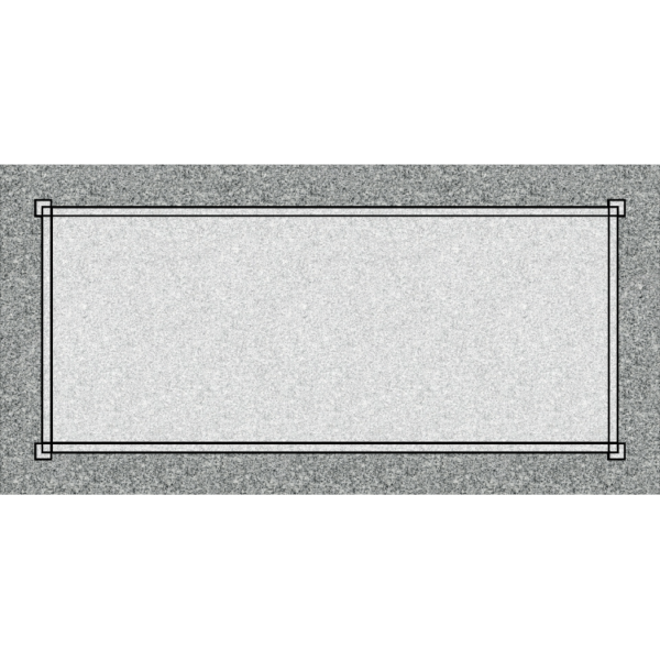 MMFS-80 Single Flat Granite Marble Burial Markers Indvidual gravesites from Mattos Monuments