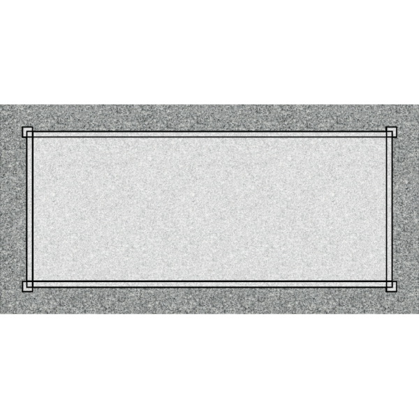 MMFS-80 Single Flat Granite Marble Burial Markers Indvidual gravesites from Mattos Monuments