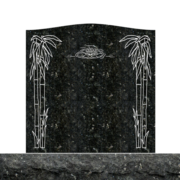 MMUC-127 upright companion gravestone marker design from Mattos Memorials in Hayward California