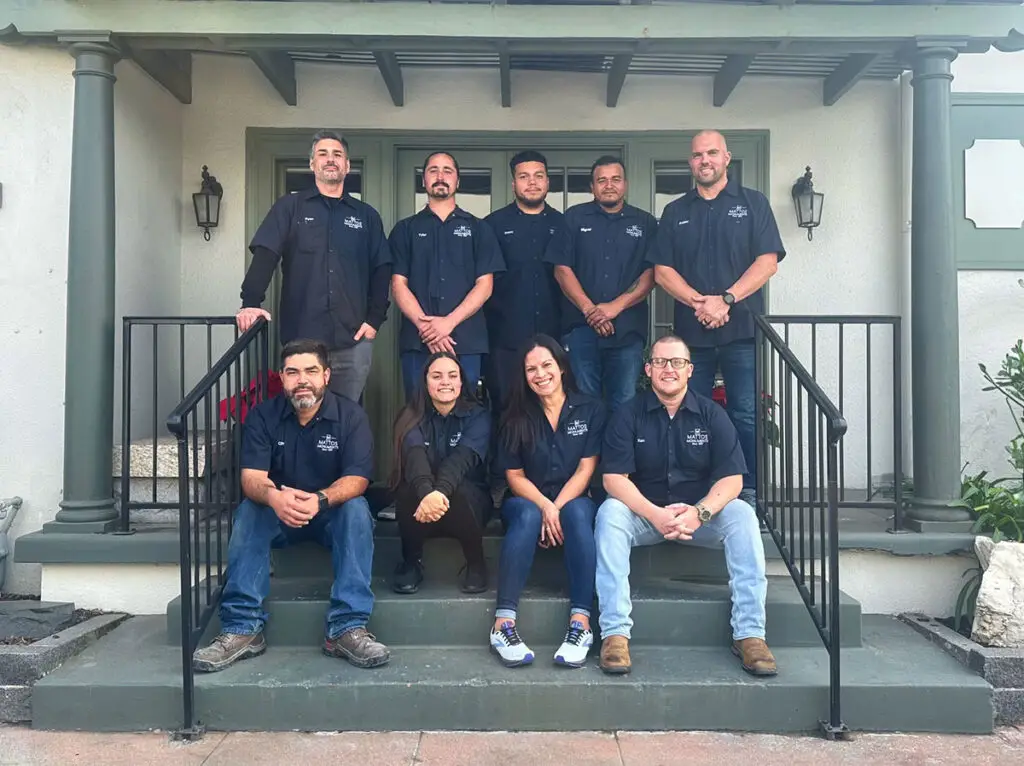 About us. Photo of employees and owners of Mattos Monuments in Hayward, California