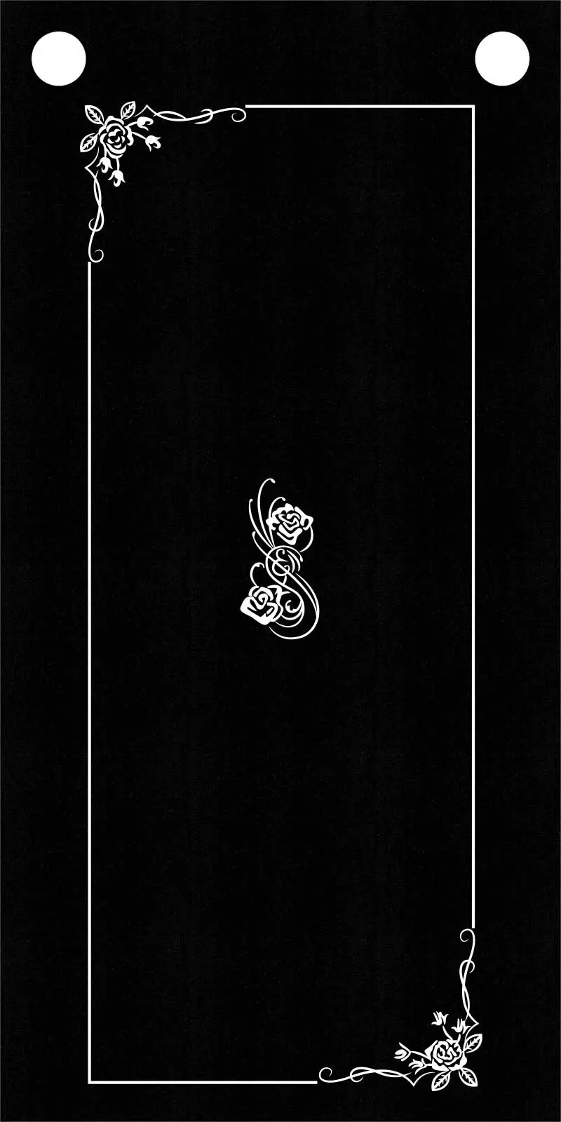 MMFL-112 Examples of Engraved Borders o Flat Granite Memorial Ledgers for gravesites, grave markers, significant events.