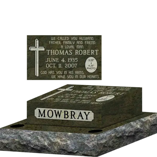 MMPC-17 Pillow Memorials, Headstones, Grave Markers for more than one person