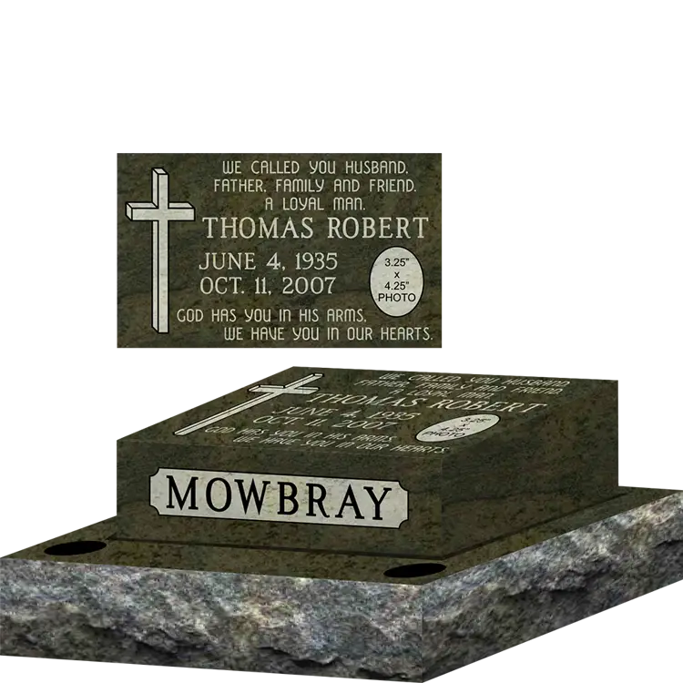 MMPC-17 Pillow Grave Marker for companions or more than one person