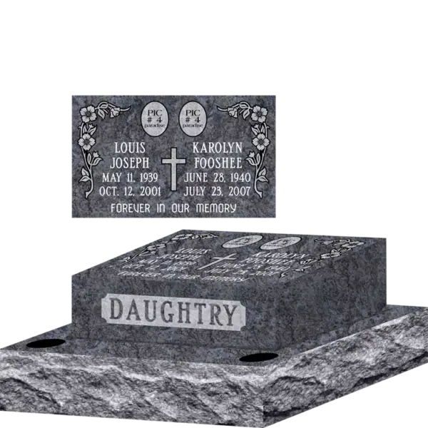 MMPC-18 Pillow Memorials, Headstones, Grave Markers for more than one person