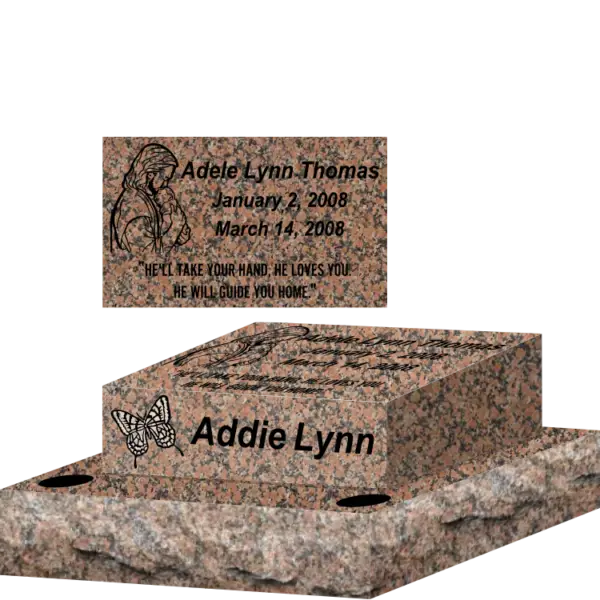 MMPC-25 Pillow Memorials, Headstones, Grave Markers for more than one person