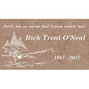 MMFS-163 Single Flat Granite Marble Burial Markers Indvidual gravesites from Mattos Monuments