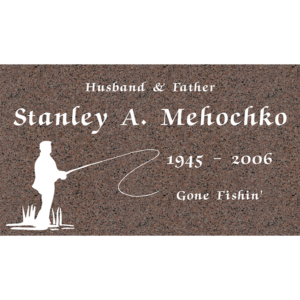 MMFS-171 Single Flat Granite Marble Burial Markers Indvidual gravesites from Mattos Monuments