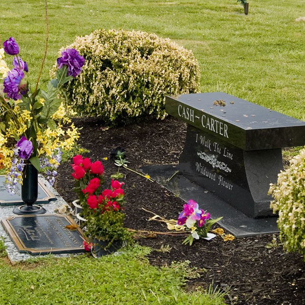 Johnny Cash June Carter Gravesite and Memorial