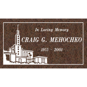 MMFS-206 Single Flat Granite Marble Burial Markers Indvidual gravesites from Mattos Monuments