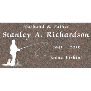 MMFS-259 Single Flat Granite Marble Burial Markers Indvidual gravesites from Mattos Monuments