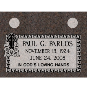 MMFS-194 Individual Flat Granite Marble Burial Markers for individual person