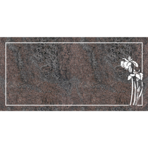 MMFS-274 Single Flat Granite Marble Burial Markers Indvidual gravesites from Mattos Monuments in Hayward, California