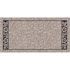 MMFS-276 Single Flat Granite Marble Burial Markers Indvidual gravesites from Mattos Monuments in Hayward, California
