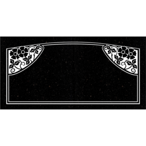 MMFS-282 Single Flat Granite Marble Burial Markers Indvidual gravesites from Mattos Monuments in Hayward, California