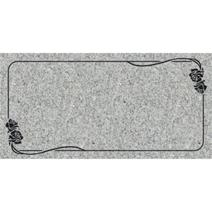 MMFS-284 Single Flat Granite Marble Burial Markers Indvidual gravesites from Mattos Monuments in Hayward, California