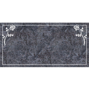 MMFS-285 Single Flat Granite Marble Burial Markers Indvidual gravesites from Mattos Monuments in Hayward, California