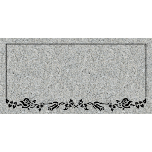 MMFS-287 Single Flat Granite Marble Burial Markers Indvidual gravesites from Mattos Monuments in Hayward, California