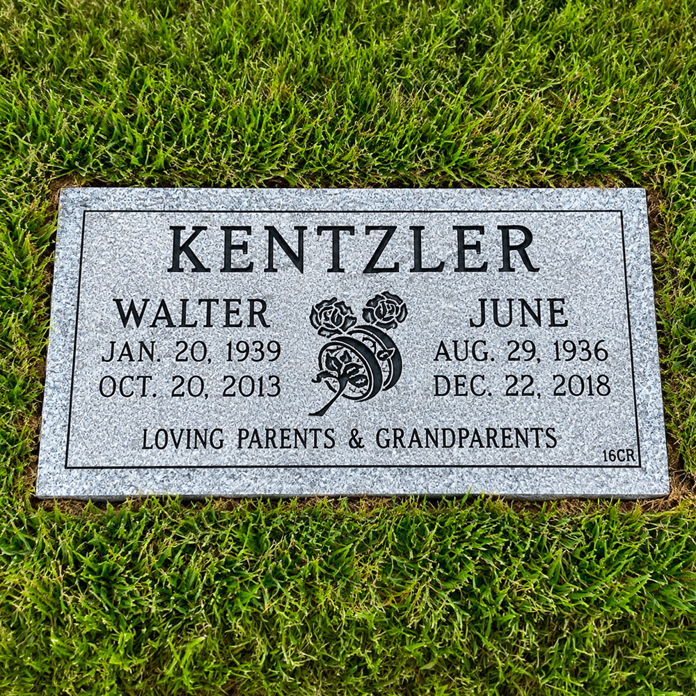 Flat Grave Marker at St. John's Cemetery