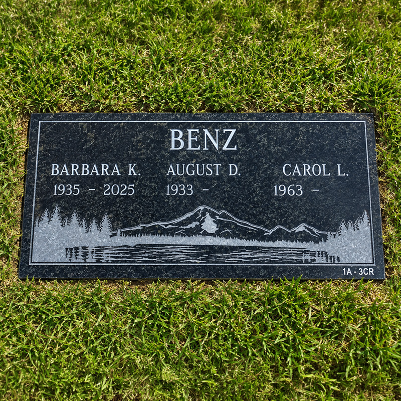 Flat Grave Marker at St. John's Cemetery