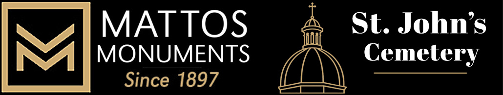 logo for Mattos Monuments & St. John's Cemetery