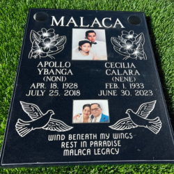 Headstone example at Cedar Lawn Cemetery in Fremont, California