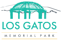 logo for Los Gatos Memorial Park Cemetery in California