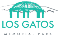 logo for Los Gatos Memorial Park Cemetery in California