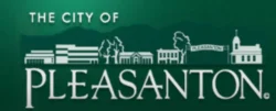 logo for City of Pleasanton, California which lists the Pleasanton Pioneer Cemetery in Pleasanton, California