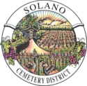 logo for Solano Cemetery District including Suisun Fairfield Cemetery in Fairfield, California and Rockville Cemetery in Fairfield, California