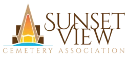 logo for Sunset View Cemetery in El Cerrito, California